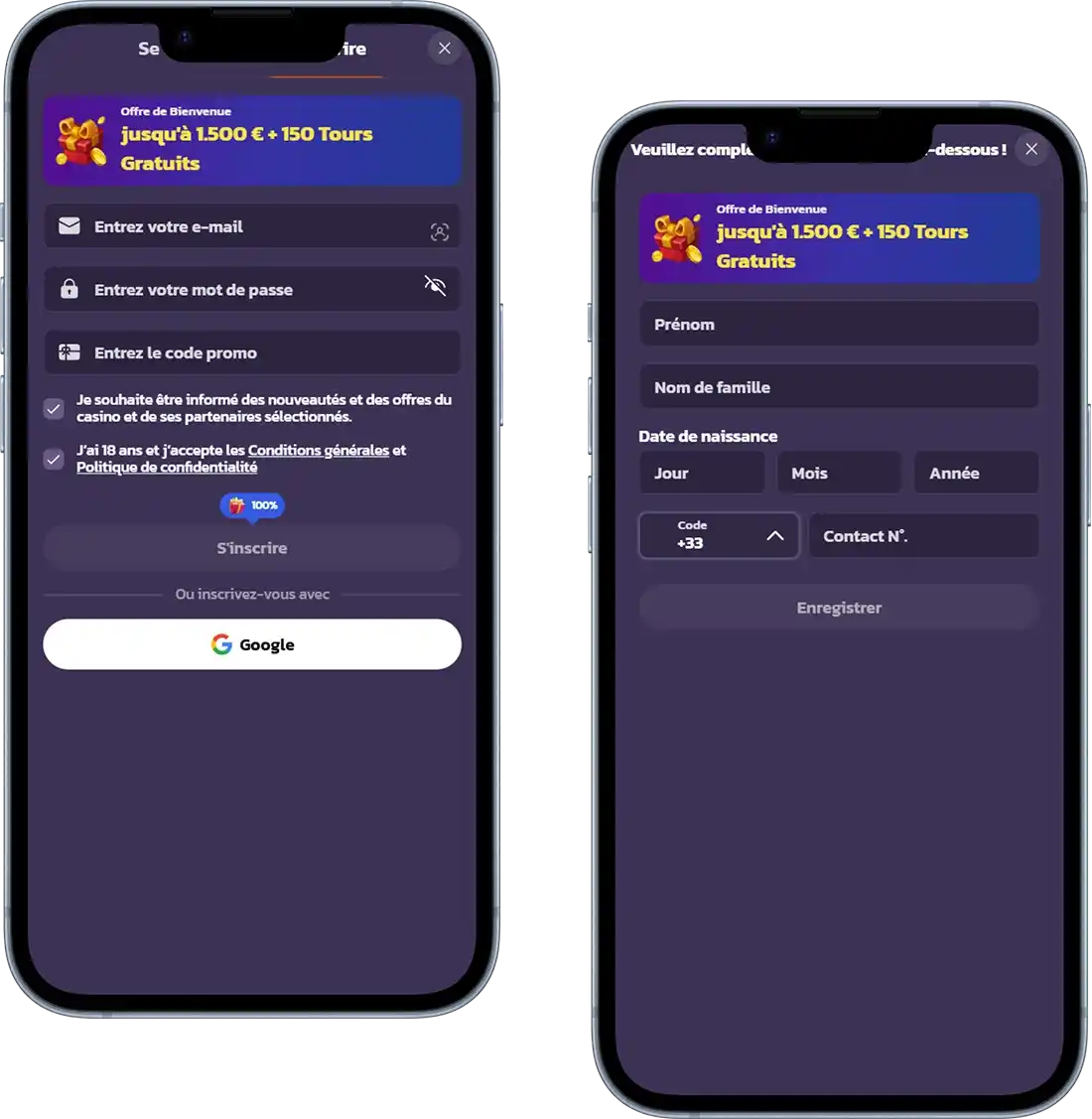 Inscription et Connexion sur Coolzino Casino